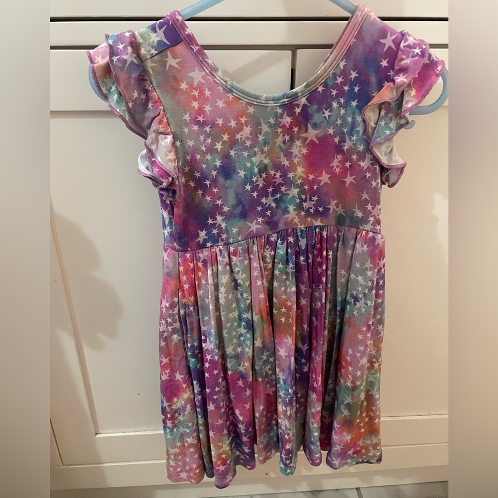 Little Sleepies Stardust Flutter Bamboo Twirl Dress